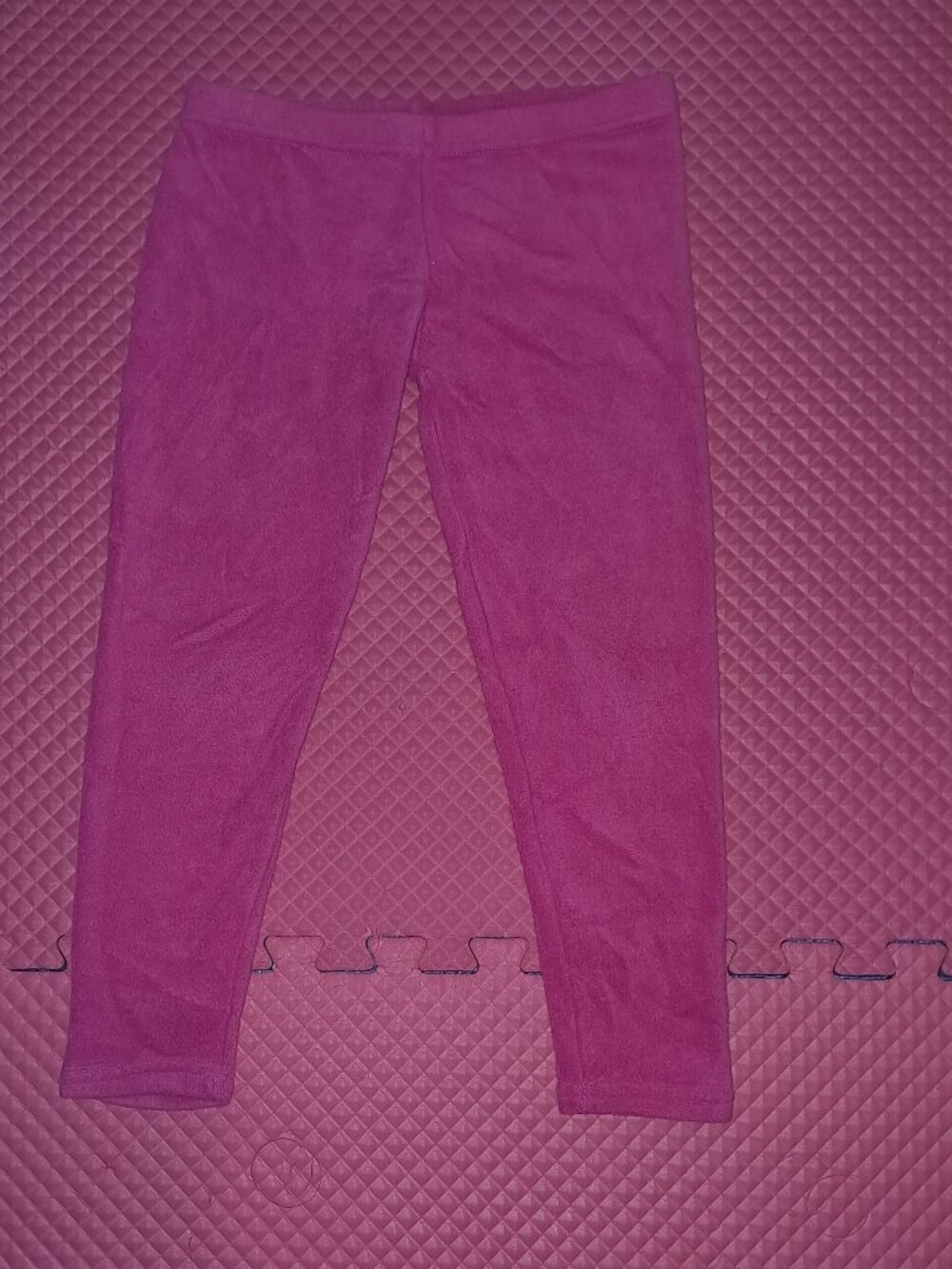 NEW Lightweight Hot Pink Stretch Fleece Leggings Skinny Pants